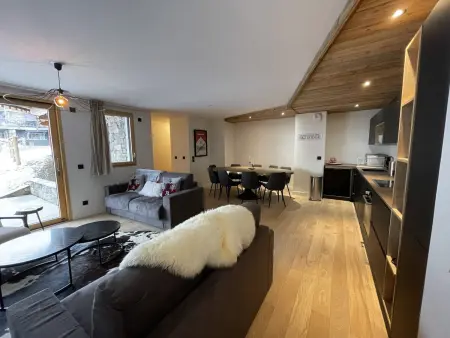 Appartement 5 pièces au pied des pistes, 8 pers, avec parking et WiFi - Photo 1