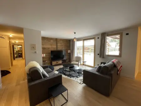 Appartement 5 pièces au pied des pistes, 8 pers, avec parking et WiFi - Photo 2