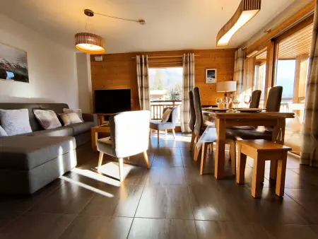 Appartement lumineux T3 pour 4-6 pers avec WIFI et parking à Samoëns - Photo 3