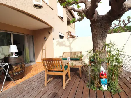 Beau 3 pièces climatisé, piscine privée, parking au Grau-du-Roi - Photo 15