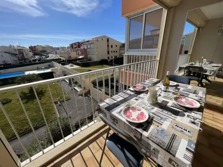Studio cabine avec piscine, parking, climatisation et animaux admis - Photo 2