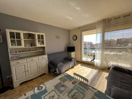 Studio cabine avec piscine, parking, climatisation et animaux admis - Photo 6