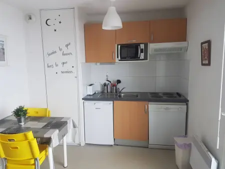 Studio cosy pour 4 pers avec kitchenette, parking et casier à skis à Arette - Photo 1