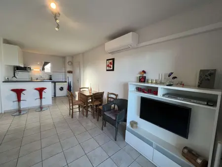 Appartement T3 avec Piscine, Clim, Terrasse, Parking Privé – À 600m de la Plage, 6 Pers. - Photo 5