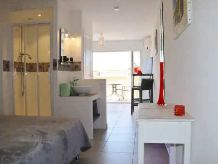 Studio climatisé pour 2 avec piscine, terrasse et parking à Agde - Photo 5
