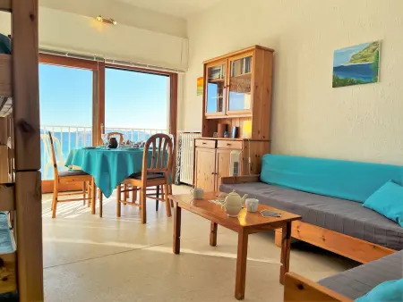 Studio lumineux en bord de mer à Cavalière, 4 couchages, vue imprenable - Photo 5