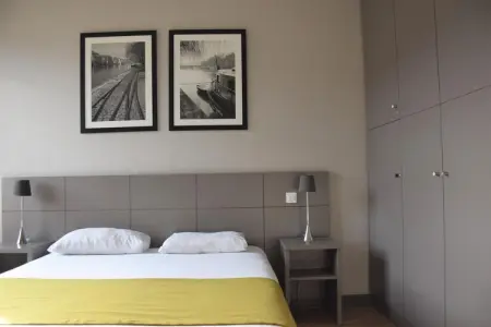 Résidence Lyon Dock Ouest / Chambre Confort 2 pers, Retraite urbaine à Lyon près du fleuve Saone - Photo 15