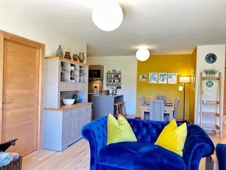 Luxueux Appartement au Centre des Gets avec Jardin, Proche Pistes, 3 Chambres, Wi-Fi, Parking - Photo 4