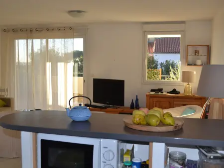 Confort à Mèze : Appartement climatisé avec terrasse et jardin - Photo 4