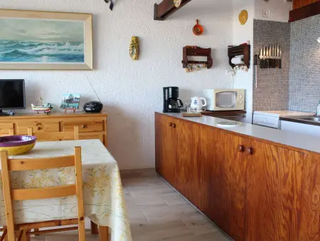 Appart 6 pers, 50m plage, balcon, parking, animaux admis - Photo 2