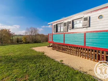 Roulotte climatisée avec piscine et jardin, Gite 4 personnes à Lys Haut Layon - Photo 6