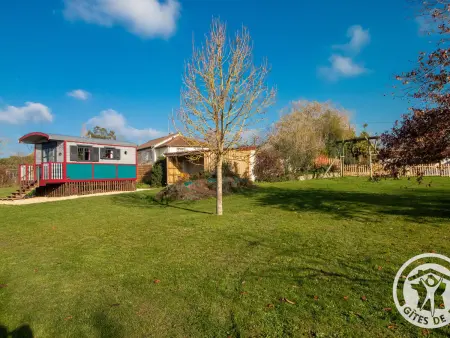 Roulotte climatisée avec piscine et jardin, Gite 4 personnes à Lys Haut Layon - Photo 19