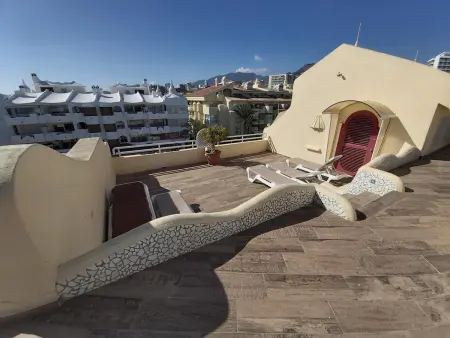 Benalmádena: Appartement 2 chambres avec clim, piscine sur le toit - Photo 6