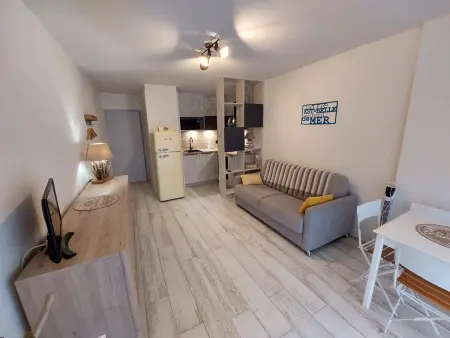 Studio au calme, plage et centre à pied, jardinet ensoleillé, parking privé - Photo 3