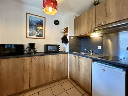 Studio cosy avec terrasse, 4 couchages, au pied des pistes à Briançon - Photo 2