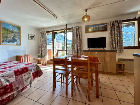 Studio cosy avec terrasse, 4 couchages, au pied des pistes à Briançon - Photo 5