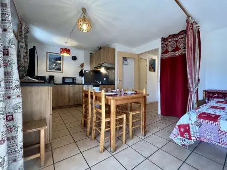 Studio cosy avec terrasse, 4 couchages, au pied des pistes à Briançon - Photo 7