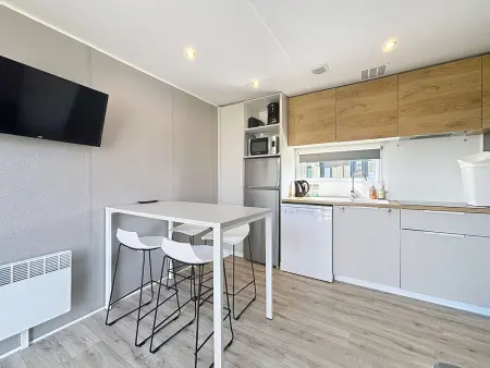 Mobile-home Grand Confort 4 pers, 2 ch, 2 sdb, plage, piscine, fitness, terrasse - Jullouville - Photo 5