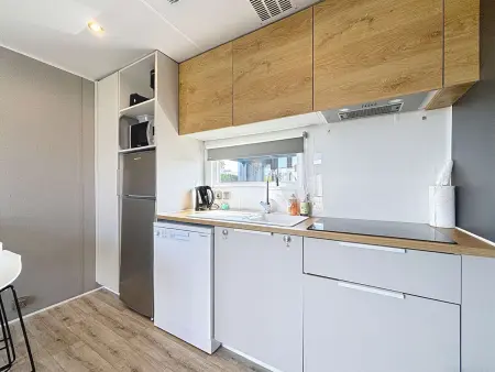 Mobile-home Grand Confort 4 pers, 2 ch, 2 sdb, plage, piscine, fitness, terrasse - Jullouville - Photo 8