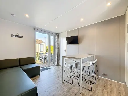 Mobile-home Grand Confort 4 pers, 2 ch, 2 sdb, plage, piscine, fitness, terrasse - Jullouville - Photo 9