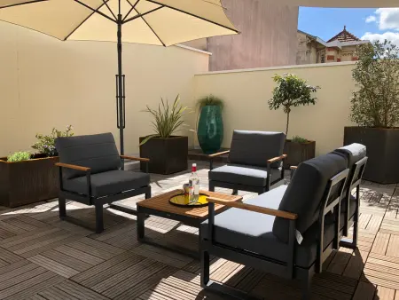 Superbe T2 avec Wifi, terrasse 100m², parking au centre d'Arcachon - Photo 12