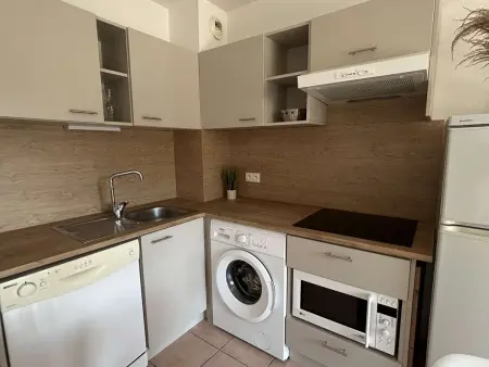 Appartement climatisé, 2 pièces, piscine, terrasse, parking privé, proche port - Gruissan - Photo 6