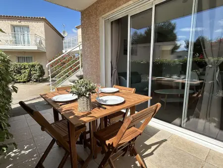 Appartement climatisé, 2 pièces, piscine, terrasse, parking privé, proche port - Gruissan - Photo 10