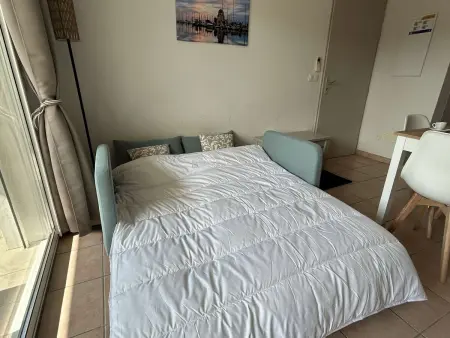 Appartement climatisé, 2 pièces, piscine, terrasse, parking privé, proche port - Gruissan - Photo 16