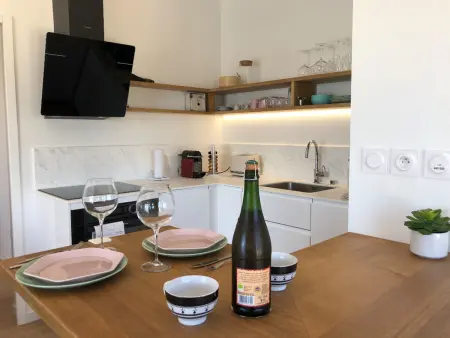 Appartement cosy 2 pièces face mer avec 3 balcons et WIFI inclus à Larmor-Plage - Photo 9