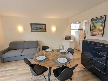 Charmant Studio Cabine avec Grande Terrasse et Proximité Plage à Arcachon - Photo 3