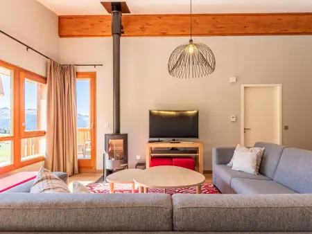 Duplex 4 chambres avec piscine, spa et parking aux Arcs 1800 - Photo 3