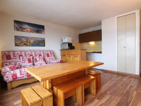 Appartement cosy 2 pièces, 6 pers, balcon sud, proche pistes et commerces - Alpe d'Huez - Photo 2