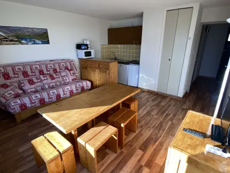 Appartement cosy 2 pièces, 6 pers, balcon sud, proche pistes et commerces - Alpe d'Huez - Photo 3