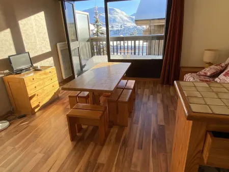 Appartement cosy 2 pièces, 6 pers, balcon sud, proche pistes et commerces - Alpe d'Huez - Photo 9