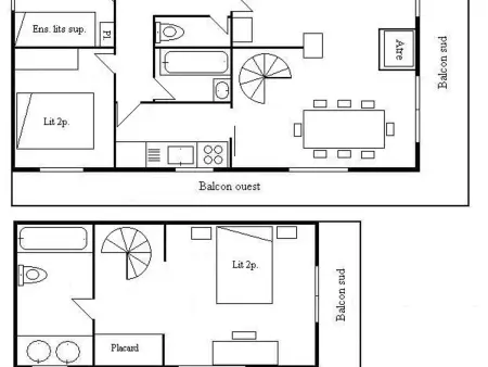 Appartement chaleureux 4 pièces, accès direct aux pistes, proche commerces et services, parking couvert - Photo 29
