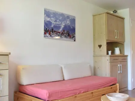 Studio pour 4 personnes à Méribel - Centre avec balcon et parking privé - Photo 5