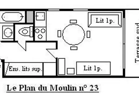 Studio confortable pour 4 pers, balcon sud, proche pistes et commerces - Méribel - Photo 13