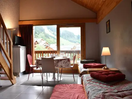Studio mezzanine 5 pers avec balcon sud, cœur Méribel, proche pistes et commerces - Photo 1