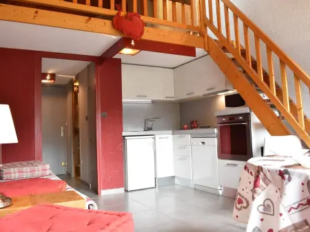 Studio mezzanine 5 pers avec balcon sud, cœur Méribel, proche pistes et commerces - Photo 5