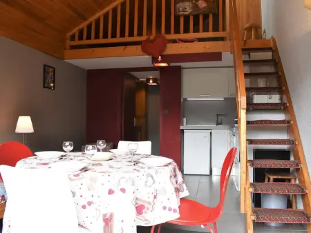 Studio mezzanine 5 pers avec balcon sud, cœur Méribel, proche pistes et commerces - Photo 10