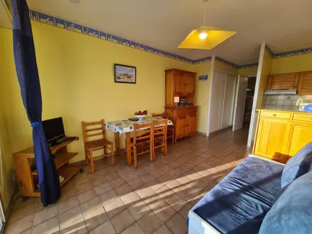 Studio cabine 4 pers en bord de plage, véranda, terrasse ensoleillée - Saint-Jean-de-Monts - Photo 5