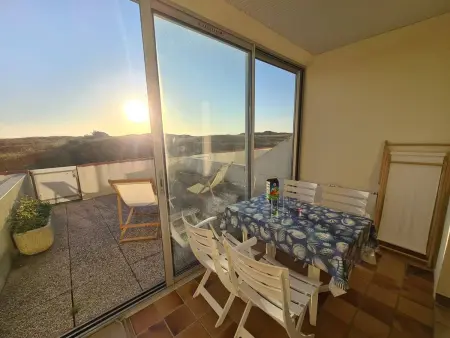 Studio cabine 4 pers en bord de plage, véranda, terrasse ensoleillée - Saint-Jean-de-Monts - Photo 8