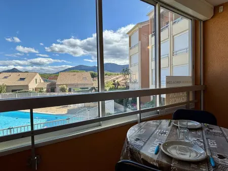 Appartement T2 avec piscine, loggia, parking privé - 800m plage, Argelès-sur-Mer - Photo 1