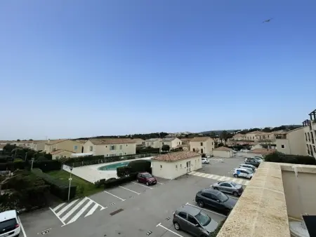 Appartement 3 pièces avec terrasse, 6 couchages, piscine et parking privé à 300m de la plage à Narbonne Plage - Photo 14