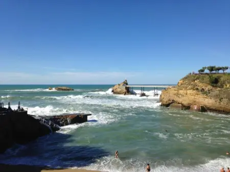 Studio en front de mer avec piscine à Biarritz, Appartement 2 personnes à Biarritz - Photo 17