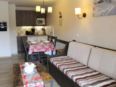 Charmant T2 avec piscine, parking privé et accès direct aux pistes à Vars Les Claux - Photo 1
