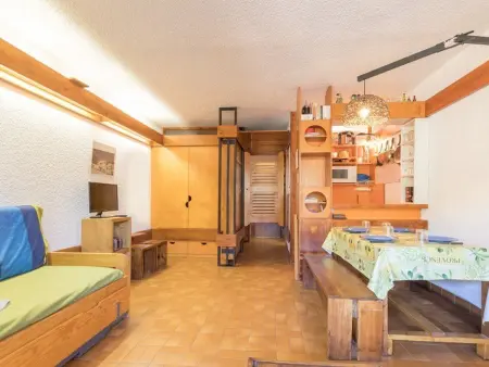 Studio pour 4 pers à Chantemerle, Serre-Chevalier avec balcon, parking et équipements complets - Photo 1