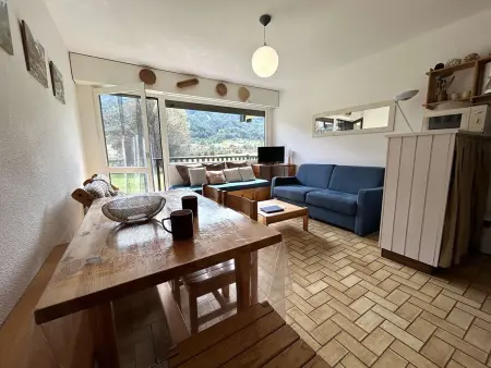 Studio au calme, 4 pers, proche pistes, balcon sud, parking privé, Monêtier-les-Bains - Photo 1