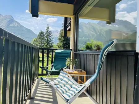 Studio au calme, 4 pers, proche pistes, balcon sud, parking privé, Monêtier-les-Bains - Photo 9