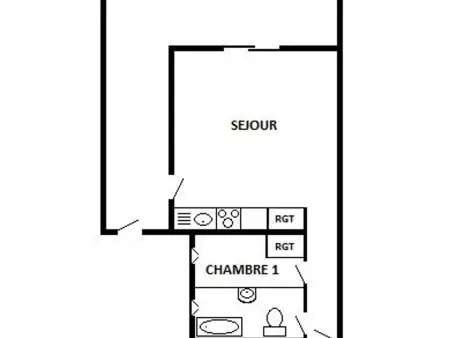 Appartement T3, 6 Pers, Pieds dans l'Eau au Barcarès, Terrasse et Parking - Photo 9